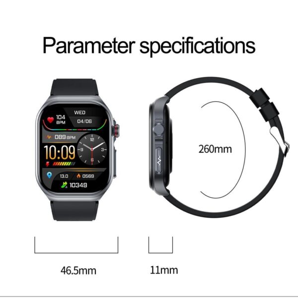 Smart Watch Women Men 2.0 Display - Waterproof Fitness Tracker With Bluetooth Call Answer, 24 -7 Heart Rate Sleep Monitor, Pedometer Fashion Gift For Her - Image 7