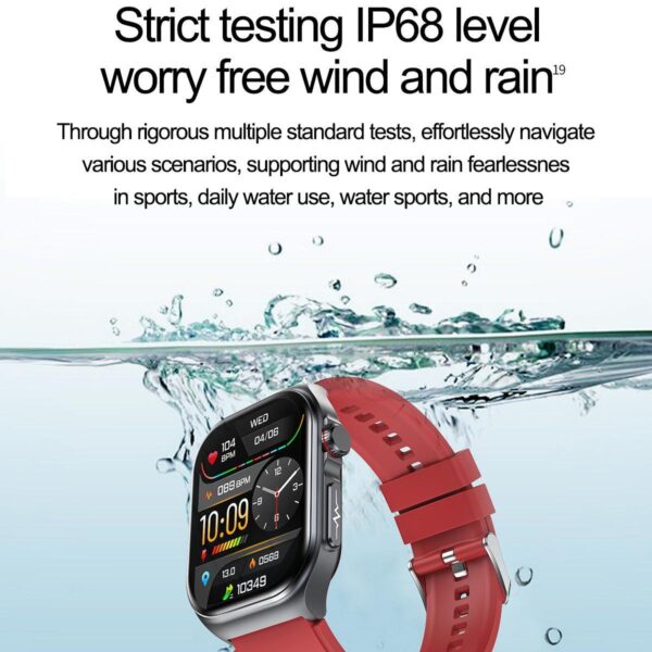 Smart Watch Women Men 2.0 Display - Waterproof Fitness Tracker With Bluetooth Call Answer, 24 -7 Heart Rate Sleep Monitor, Pedometer Fashion Gift For Her - Image 6