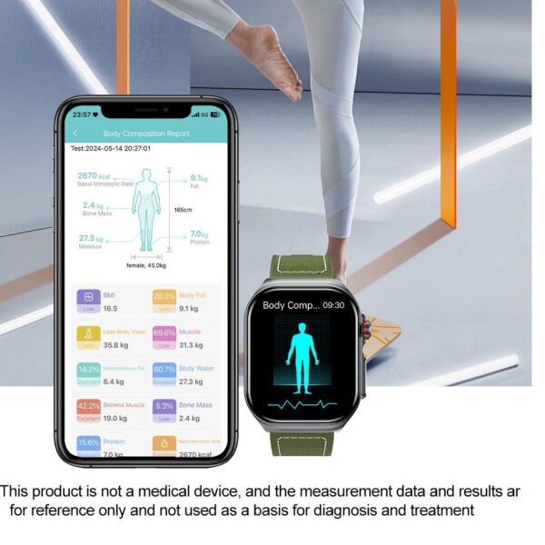 Smart Watch Women Men 2.0 Display - Waterproof Fitness Tracker With Bluetooth Call Answer, 24 -7 Heart Rate Sleep Monitor, Pedometer Fashion Gift For Her - Image 4