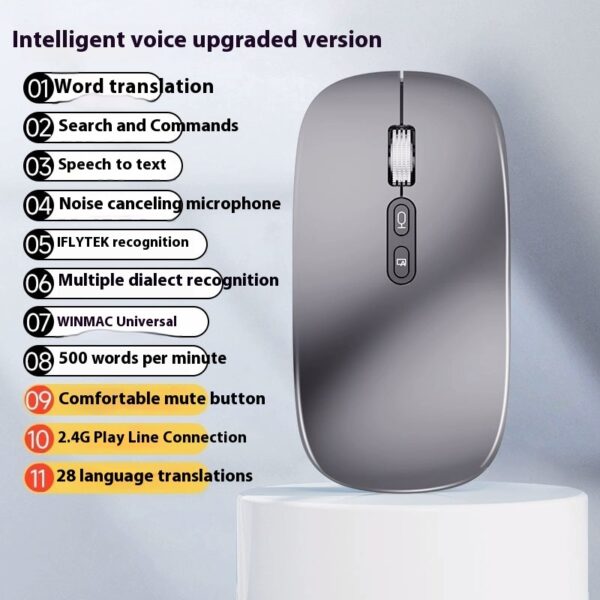 AI Intelligent Voice Wireless Bluetooth Mouse - Image 10