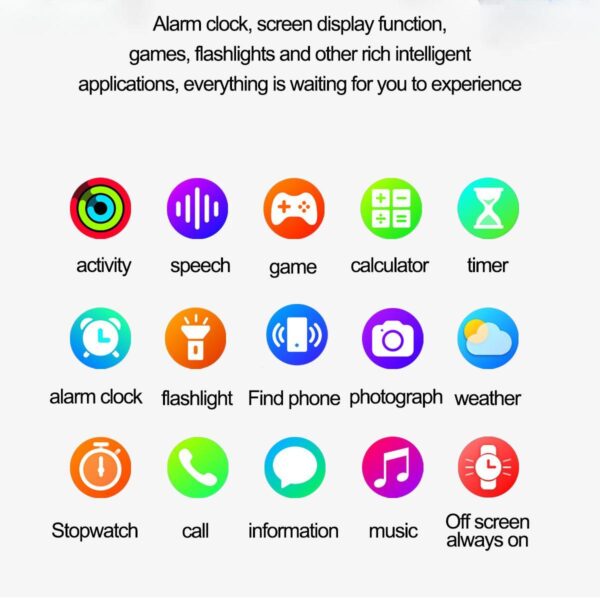 Smart Watch Women Men 2.0 Display - Waterproof Fitness Tracker With Bluetooth Call Answer, 24 -7 Heart Rate Sleep Monitor, Pedometer Fashion Gift For Her - Image 8